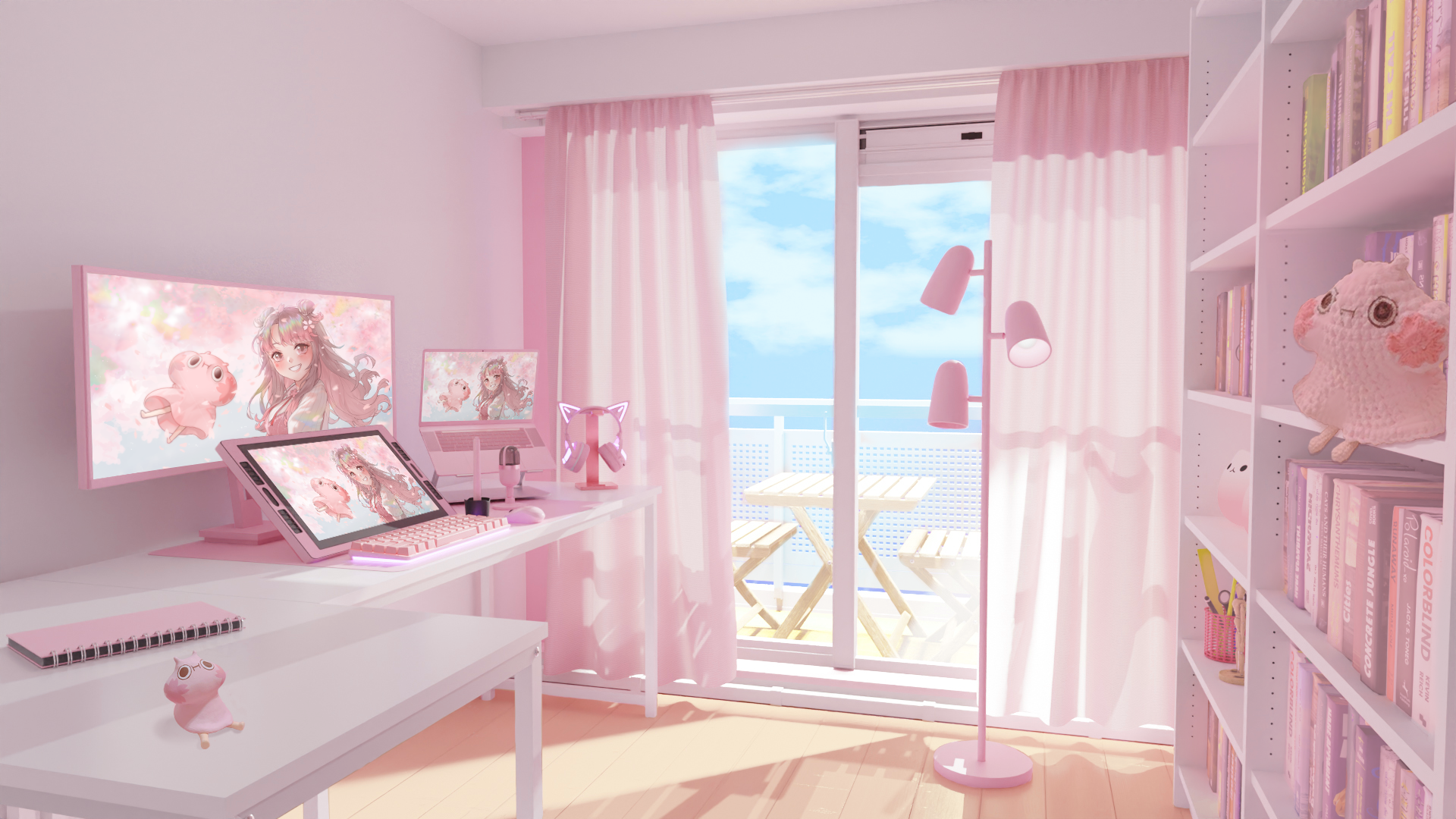 Miido's room in the daytime